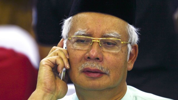 Under pressure from former ally: Malaysian Prime Minister Najib Razak.
