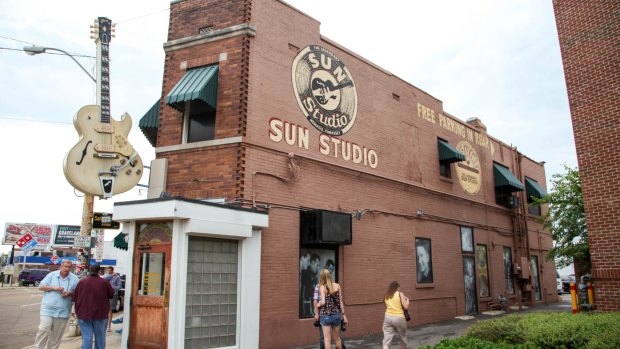 Sun Studio, where Elvis cut his first records.