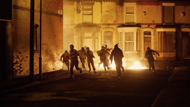 A scene from <i>'71</i>, directed by Yann Demange.