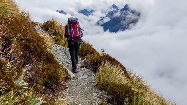 Among clouds: Hiking the Routeburn.