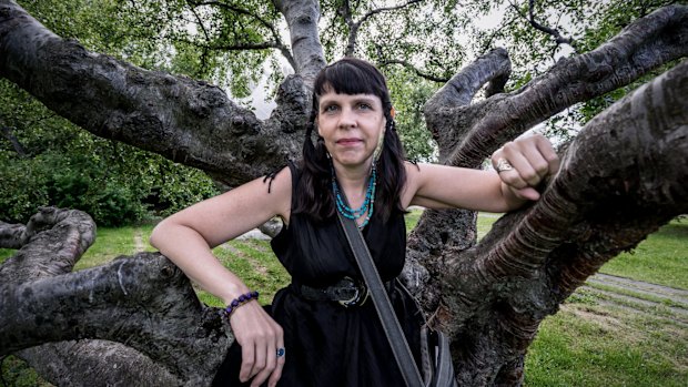 Former Australian resident and head of Iceland's Pirate Party, Birgitta Jonsdottir.