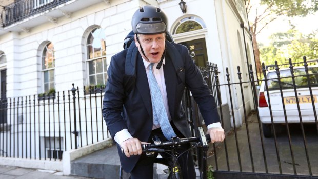 Boris Johnson is a keen cyclist.