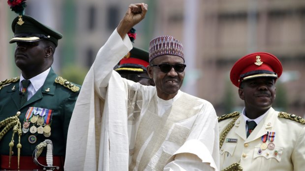 Nigerian President Muhammadu Buhari,  seen here at his inauguration in May, has sacked several military chiefs since coming to power. 