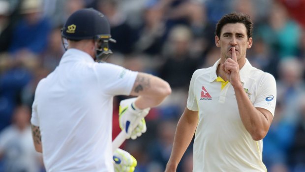 Australia's Mitch Starc recovered from a poor start to the Ashes to finish day one in Cardiff with three wickets.