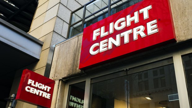 Flight Centre has admitted to losing market share in flight and hotel package deals to online rivals.