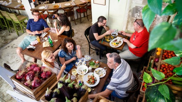 Machneyuda restaurant, Jerusalem, Israel.