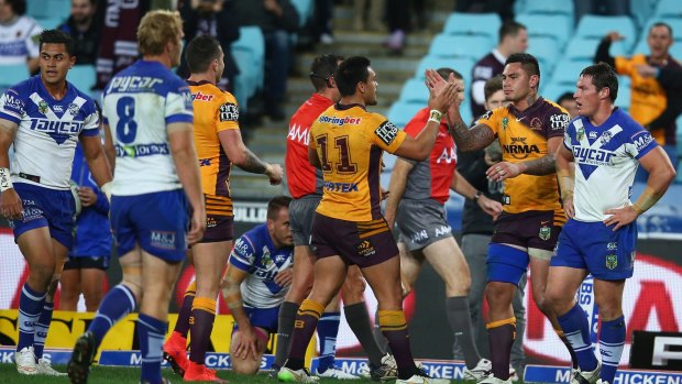 Rain delay: ANZ Stadium was hit by some heavy weather on Saturday night.