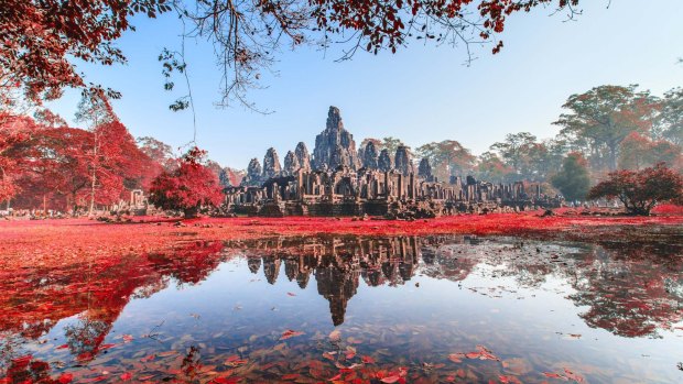 The cruise takes in Cambodia's Angkor Wat.