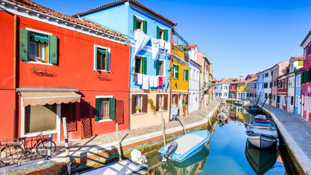 Burano is a quiet part of overcrowded Venice.