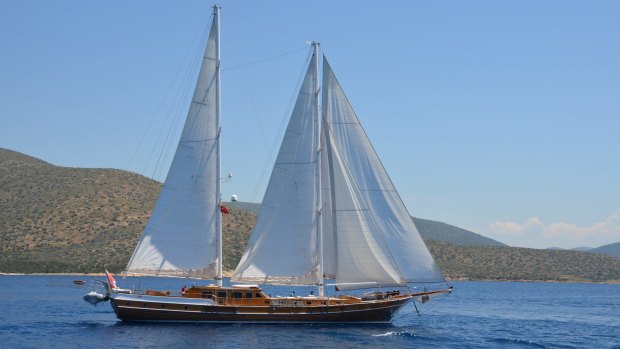 The  gulet is a traditional Turkish sailing boat.