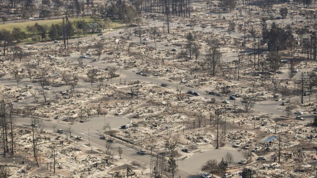 More than 3000 homes in Santa Rosa were destroyed.
