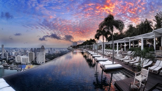 The Marina Bay Sands offers superb views.