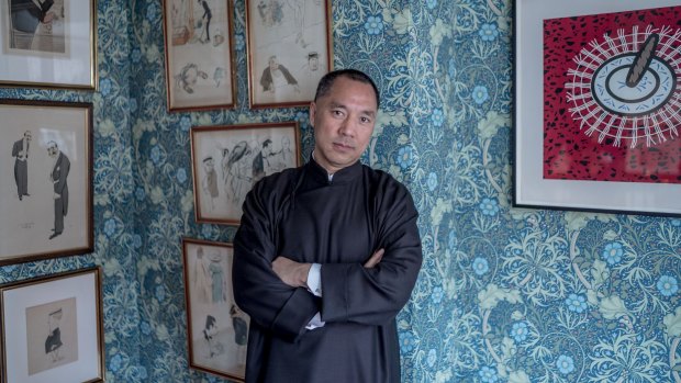 Guo Wengui, a Chinese real estate magnate who now lives abroad, and is a member of Donald Trump's Mar-a-Lago.