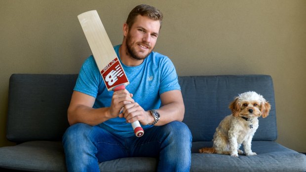 Itchy feet: Aaron Finch is keen to be back at the crease.