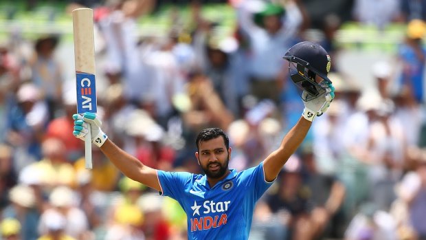 Backing the captain: Rohit Sharma won't buy into the DRS debate.