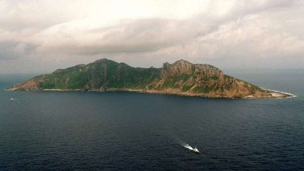 One of the disputed islands in the East China Sea.