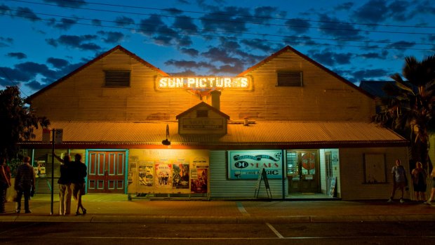 Sun Pictures, the open-air cinema that has been in operation in Broome since 1912.