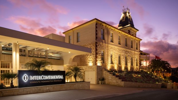 Sorrento's 1875 Continental Hotel building is a commanding landmark central to the town's character and life.