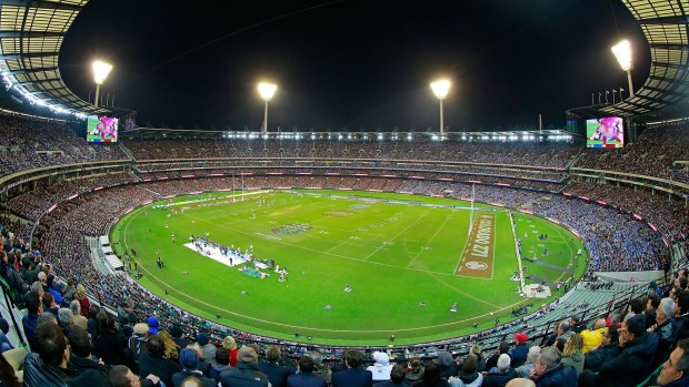 The MCG hosted a State of Origin game last year.