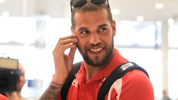 Private battle: Lance Franklin.