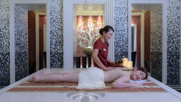 The resort offers an array of spa treatments, including massage.