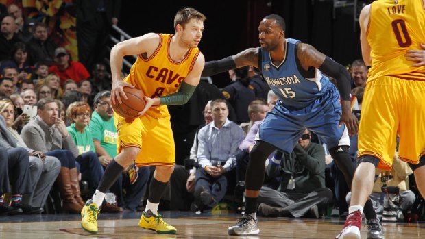 Role to play: Aussie Matthew Dellavedova in action against the Minnesota Timberwolves.