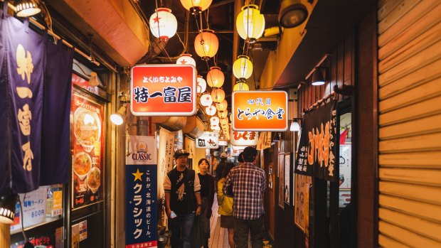 寻找一个在甘索札幌拉面Yokoch拉面餐厅。