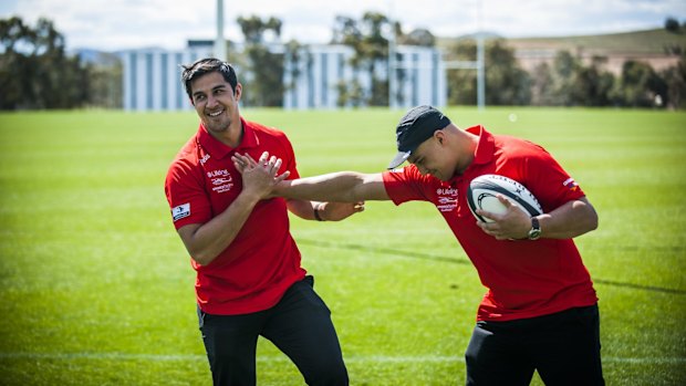 Identical twins Dean and Michael Oakman-Hunt made their NRC debut for the Canberra Vikings last year.