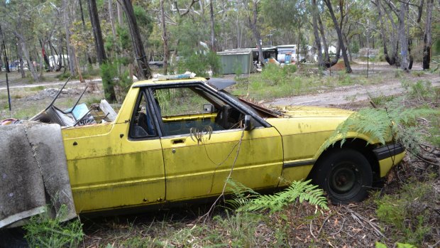 Scene at One Mile, North Stradbroke.