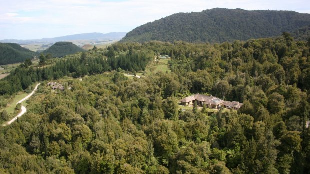 Treetops Lodge is set among 1000 hectares of native bush and forest outside Rotorua.