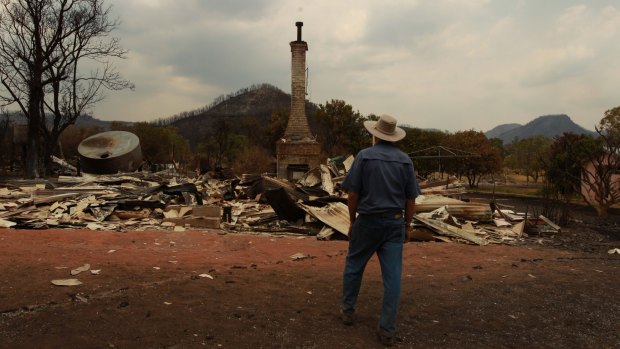 Vincent Morrissey lost his family home in the 2013 Coonabarabran fires.