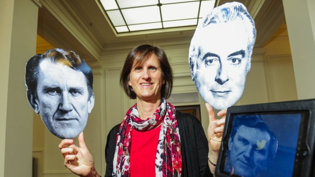 40 years on: Senior historian at the Museum of Australian Democracy at Old Parliament House Libby Stewart. 