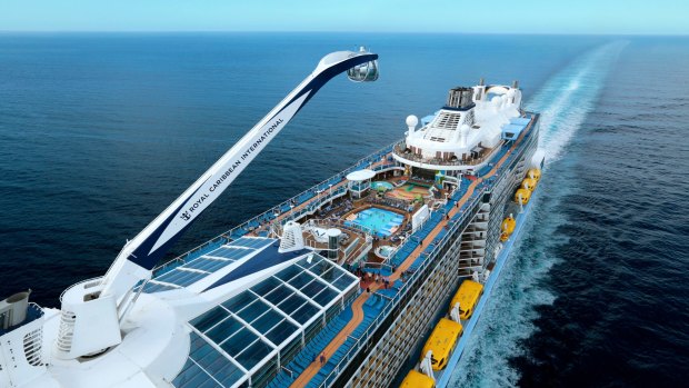 Quantum of the Seas is one of the world's largest cruise ships, with capacity for nearly 5000 passengers.