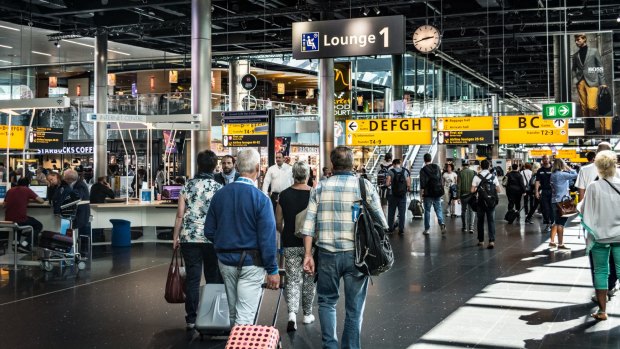 Arriving early at Schiphol is highly recommended due to the size of the airport and the nature of travel at the moment. 