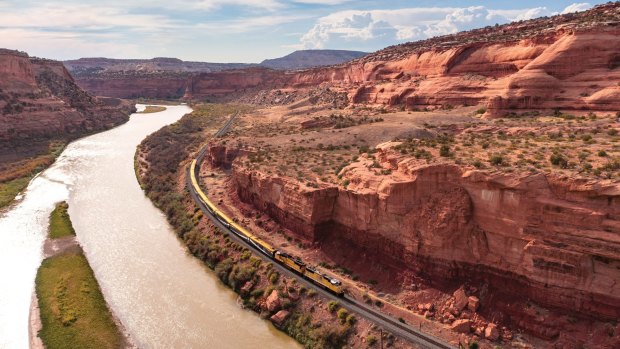 You can explore America's Southwest on a two-day luxury train journey on the Rocky Mountaineer.