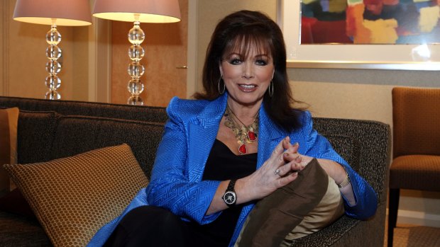 Jackie Collins on a promotional tour to Sydney, 2007.