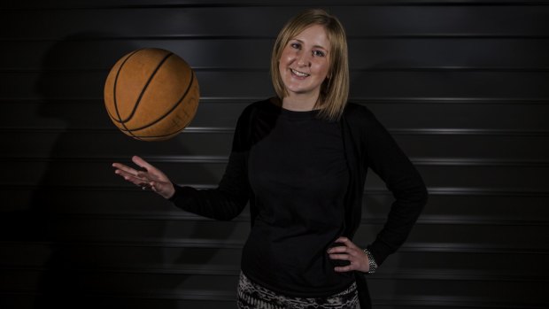 Hitting the ground running: New Canberra Capitals general manager Kate Rickard.
