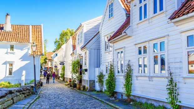 The Old Town, Stavanger, Norway.