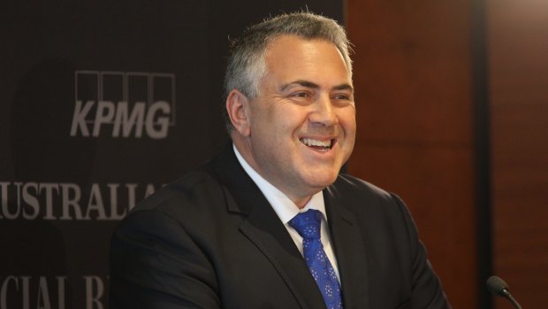 Treasurer Joe Hockey, pictured at the National Reform Summit in Sydney on Wednesday, will co-chair a new parliamentary group to build support for an Australian republic.