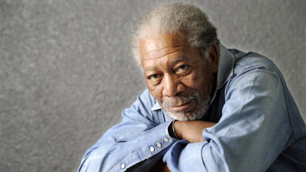 Emergency landing: the actor Morgan Freeman escaped unhurt when his private plane blew a tyre on take-off.