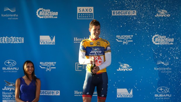 Will Clarke: winner of the 2015 Herald Sun Tour prologue. 