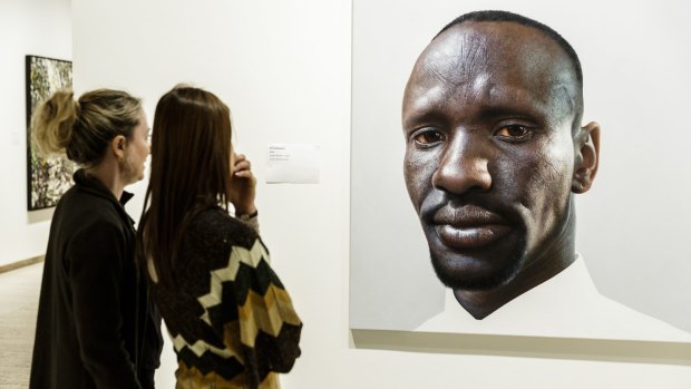 <i>Deng</I> by Nick Stathopoulos is a finalist in the Archibald prize.
