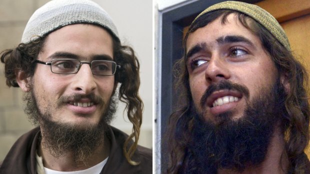 Meir Ettinger (left) and Evyatar Slonim, both in administrative detention in Israel for their alleged membership of Jewish extremist group The Revolt.