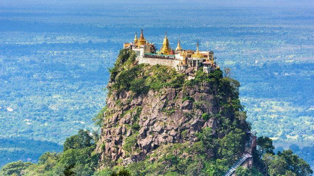 Mount Popa, Myanmar. 