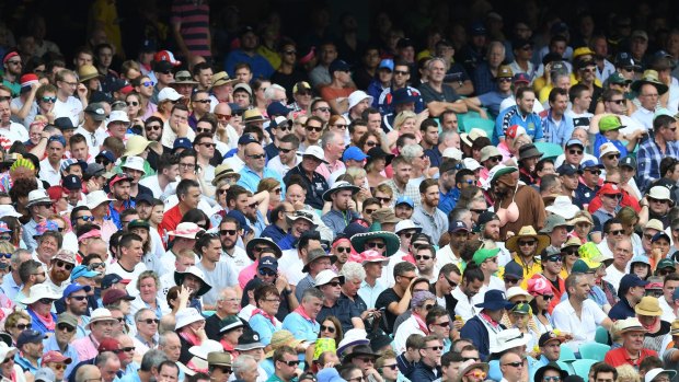 Following on: Despite a packed schedule, Ashes Tests have drawn good crowds.