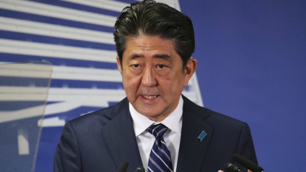 Japan's Prime Minister Shinzo Abe. Tokyo is weighing its strategic options in response to the Korean crisis.