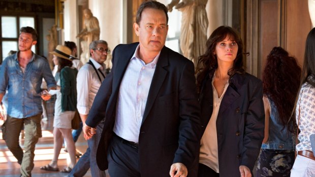 Tom Hanks and Felicity Jones in <i>Inferno</i>, the latest adaptation of a Dan Brown novel to hit screens. 