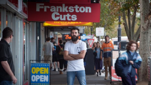 Stereo Espresso owner Les Hunter in the federal seat of Dunckley.