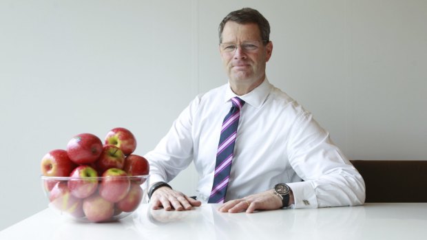 She'll be apples: Outgoing Woolworths group CEO Grant O'Brien can look forward to a lucrative retirement.