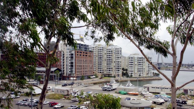 Densely populated: Pyrmont.